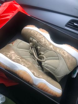 Olive Jordan 11s