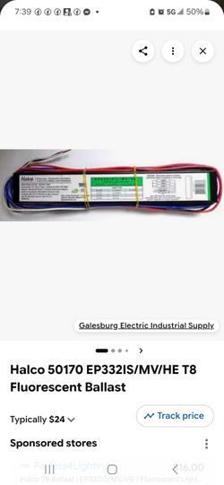 Halco EP332IS/MV/HE T8 Fluorescent Ballast