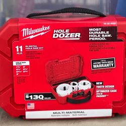 Milwaukee 11pc Hole Saw Kit 