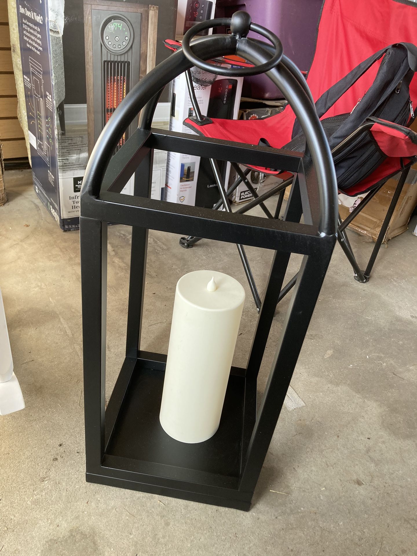 Members Mark Lantern With Flameless Candle