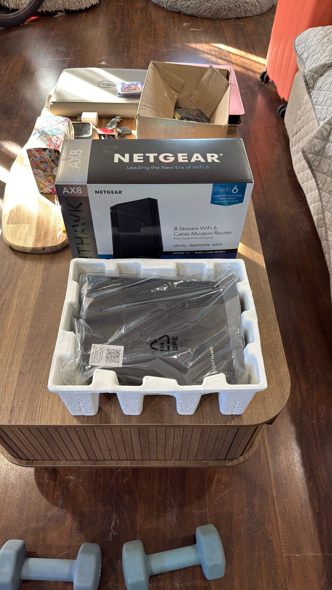 Nighthawk 8 Stream Wi-Fi 6 Cable Modem Router