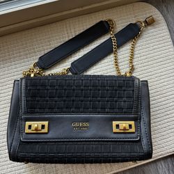 Guess black handbag-new