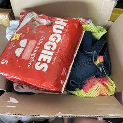 Free Toddler Clothing And Size 5 Diapers 