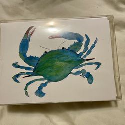 Crab note cards