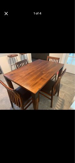 Dining Table Set - Wood