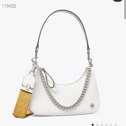Tory Burch Mercer Shoulder Bag White 