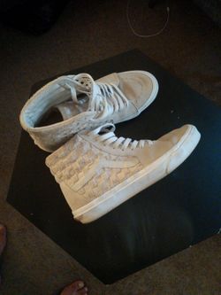 Men's vans beige size 8.5