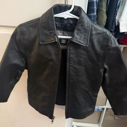 Extra Small Kids Leather Jacket 