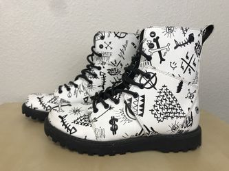 Volcom Go Figure Combat Boots Size 5