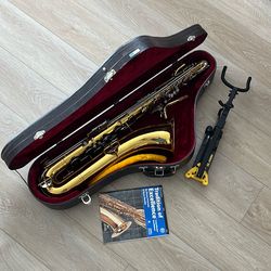 1963 King Baritone Saxophone w/Stand