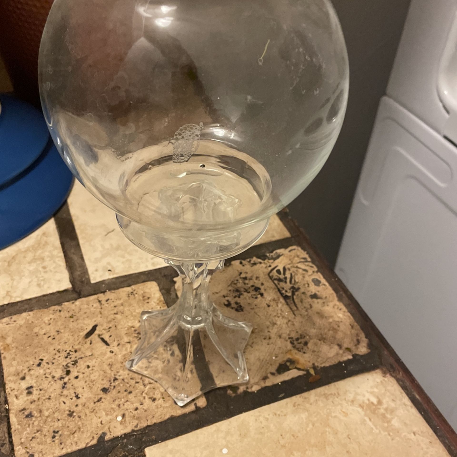 Glass Candle Holder