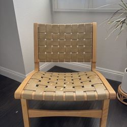 Tan Woven Chair
