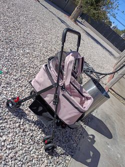 Pink Pet Stroller