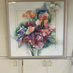 Elizabeth Taft, floral watercolor painting