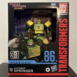 AUTOBOT SPRINGER TRANSFORMERS THE MOVIE STUDIO SERIES 86-30 LEADER CLASS NIB