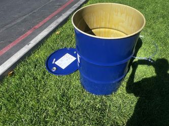 Metal drum with lid and locking ring 55 Gallons“Food grade”Tambo de metal con tapa y cincho