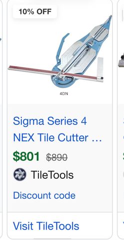 Sigma NEX 4 cutter