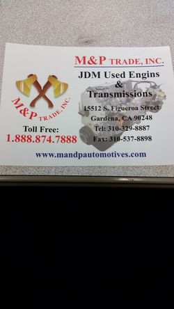 Japanese used engine and transmission