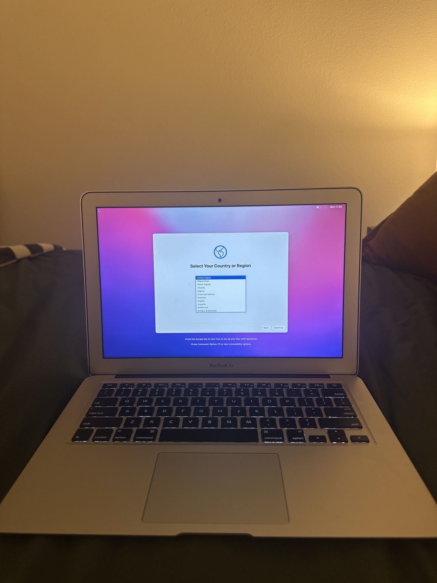 13” MacBook Air (Model A1466, 2016) – Great Condition – Fully Wiped & Ready to Use!