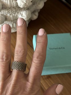 Tiffany & Co. Mesh Weave Ring
