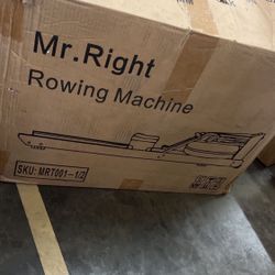 Mr right rowing machine