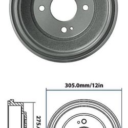 Honda Civic Drums 92-01