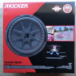 Kicker Ultra Slim Shallow 10 Subwoofer CompRT Brand New 