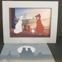 Disney animated classic Aristocrats litograph with envelope