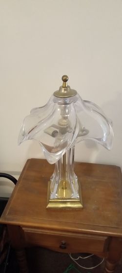 French crystal lamp