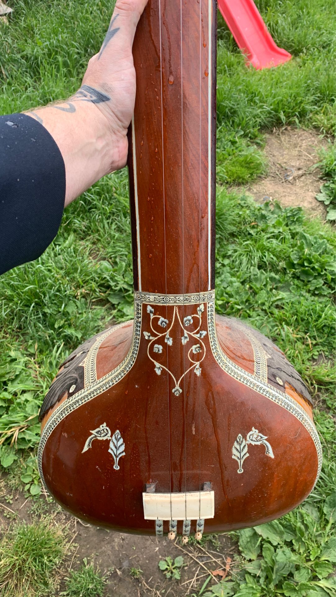 Tambura from India Handmade Excellent condition with case like a