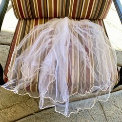 White Wedding Veil