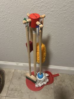 Kids Broom Mop Toy Set