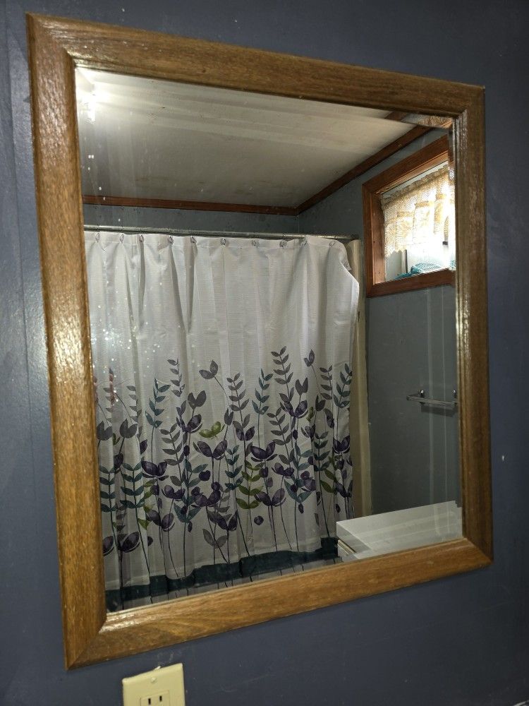 Matching Bathroom Vanity Mirrors (Set of 2) – $25 Pair