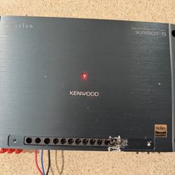Amp Car Amplifier Kenwood Excelon X Series Class D 5channel Amplifier sub 800watts Rms and 400w voice channel 