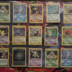 Pokemon 1st Edition Complete Rocket Set