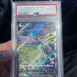 Aerodactyl V Alt Art Psa 10 for Sale in Fresno, CA - OfferUp