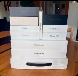 Vintage- Lot of 11 Empty Original Apple Boxes