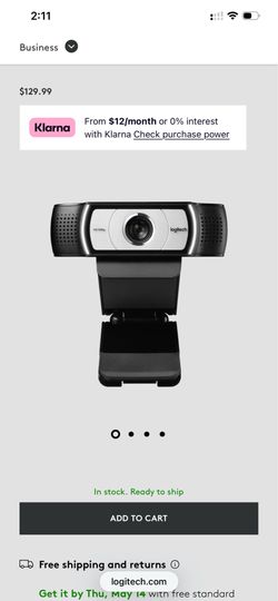 LOGITECH WEBCAM HD 1080p