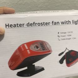 Car heather defroster 12 volt plug  New