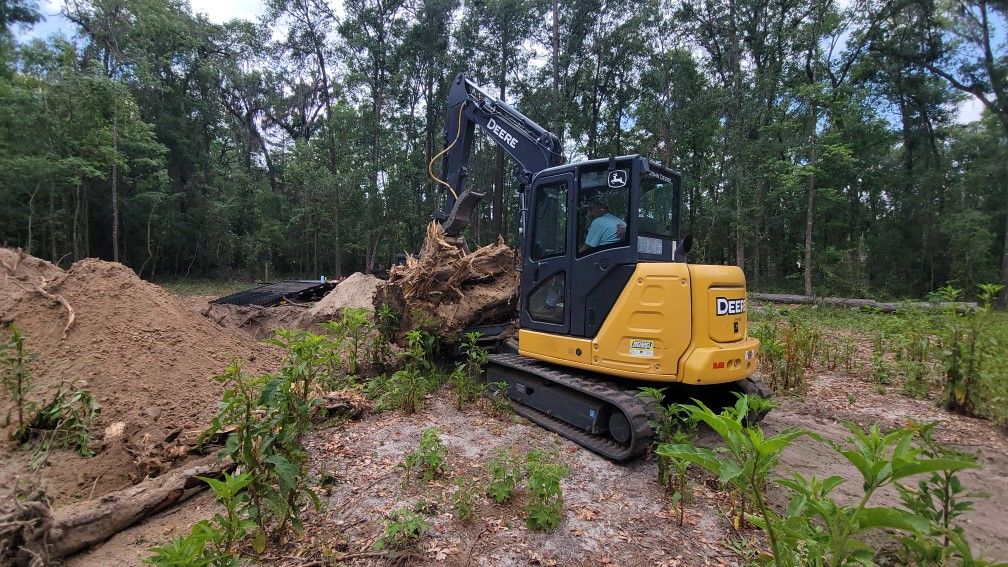 Excavator with Operator