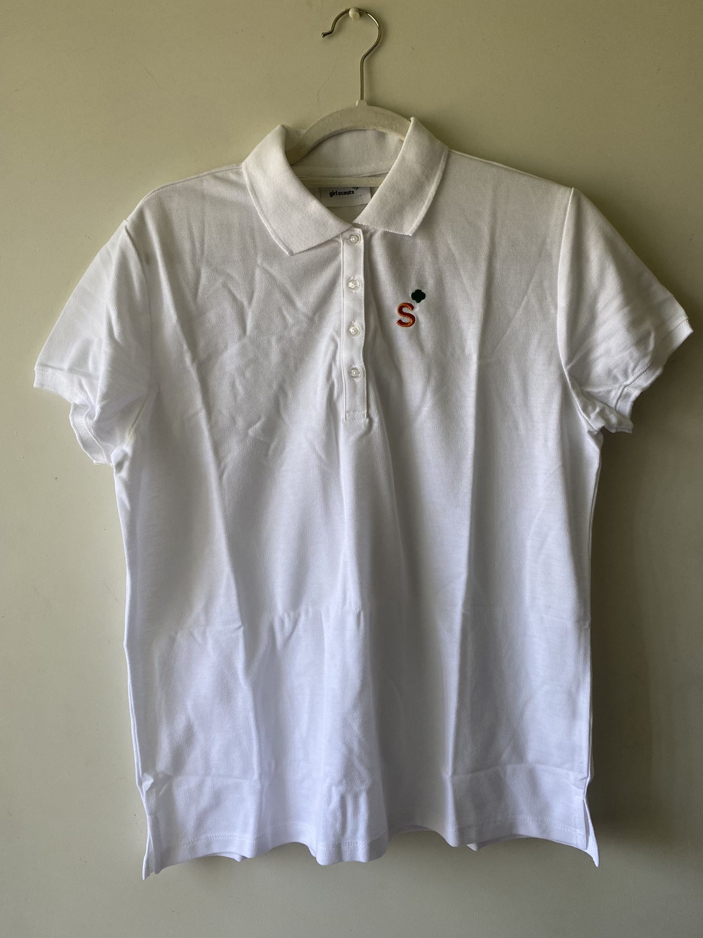 Girl Scouts Senior Short sleeve polo size XL. Brand new with tag.