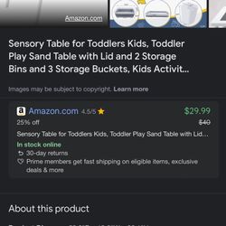 Sensory Table For Toddlers Kid