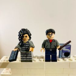 Harry Potter vs Bellatrix Lestrange LEGO Compatible Minifigure Set
