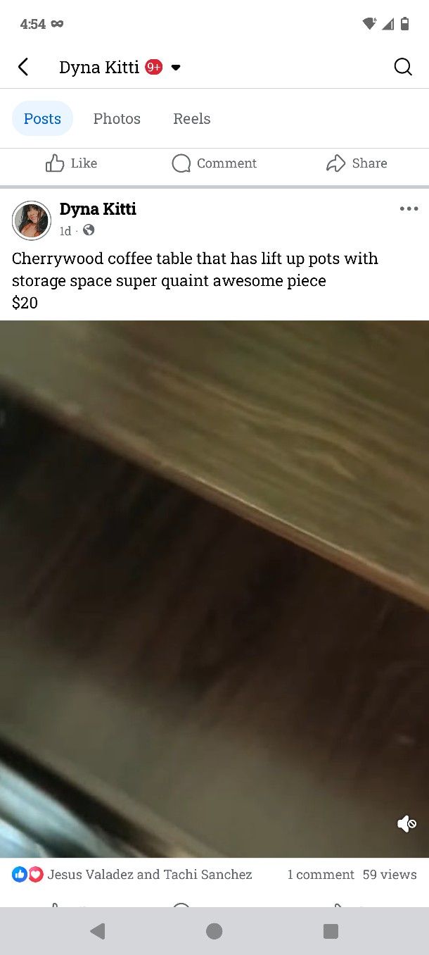 Darkwood Coffee Table 