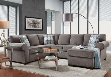 Beautiful grey sectional! Other couch and love seat deals here