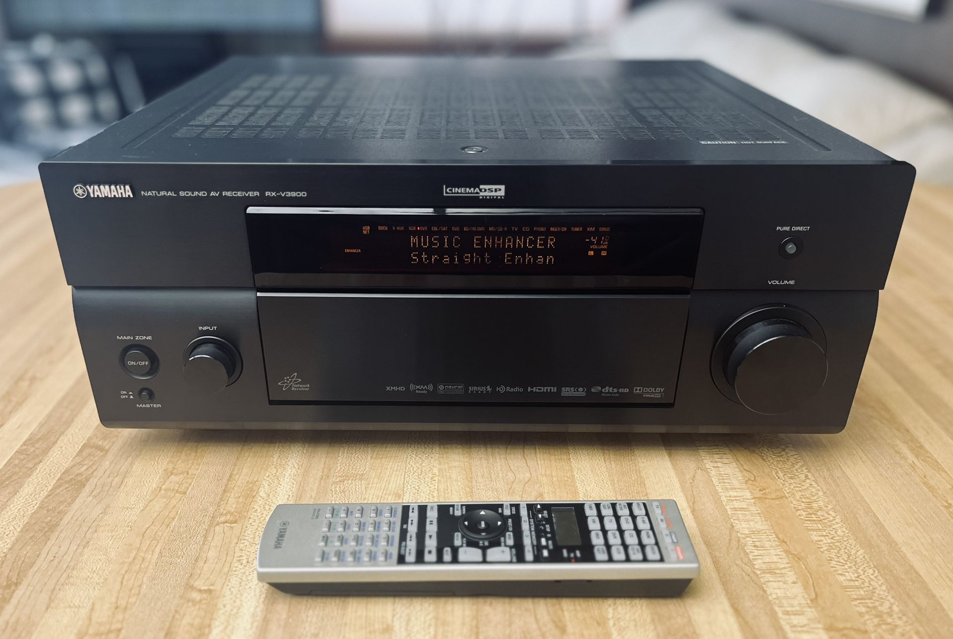 Yamaha RX-V3900 7.1 Channel A/V Receiver w/ Remote
