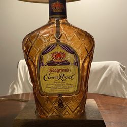 Vintage Crown Royal Lamp