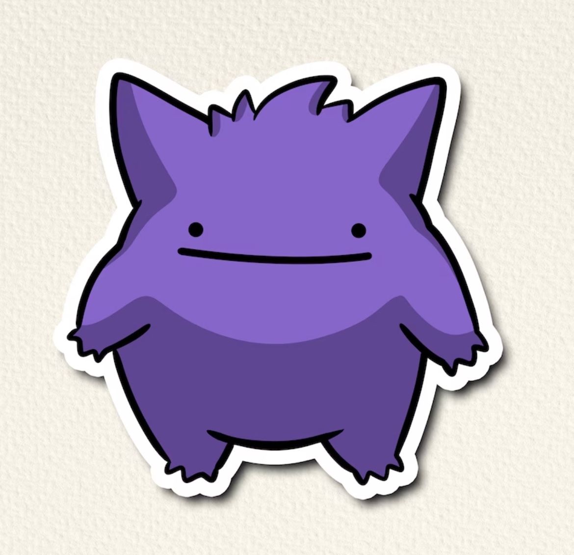 10 Gengar Ditto Pokemon Stickers ~ Gengar Merch | Pokemon Merch ~ Pokemon Card Base Set Holo