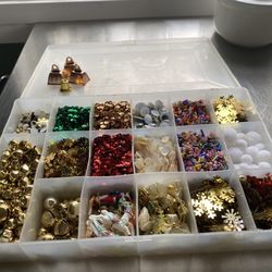 Beads, Crafts,  Box.