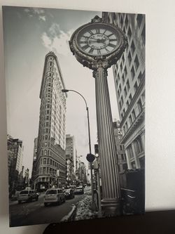 New York Street Clock Wall Art – Divine Timing 🕰️🗽